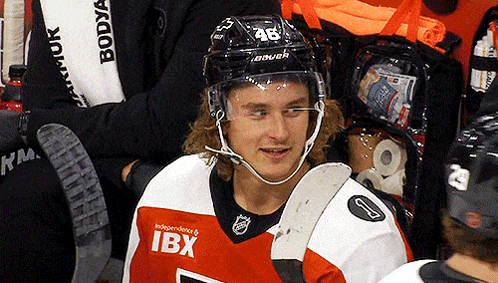 A Hockey Player Wears A Jersey That Says Ibx On It GIF