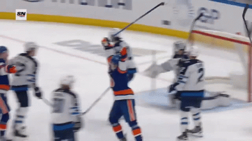 A Hockey Player With The Number 2 On His Back GIF