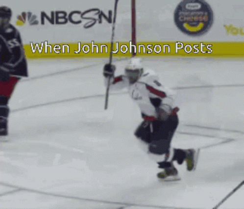 A Hockey Player With The Number 8 On His Shirt GIF