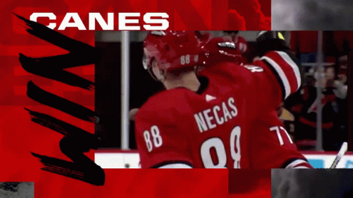A Hockey Player With The Number 88 On His Back GIF