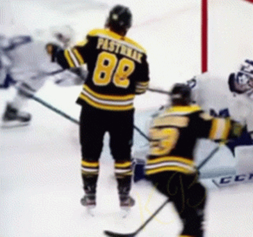 A Hockey Player With The Number 88 On Their Jersey GIF