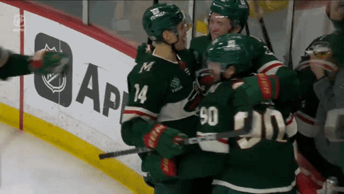A Hockey Player With The Number 90 On Their Jersey GIF