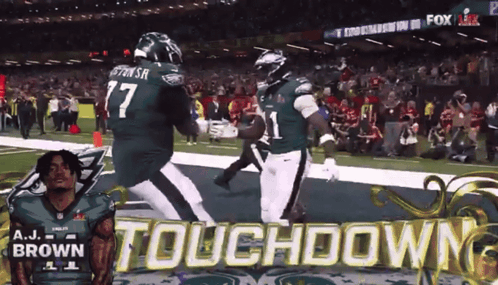 A.J. Brown Touchdown Ad