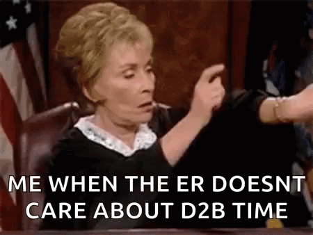 Judge Pointing And Talking About D2b Time GIF