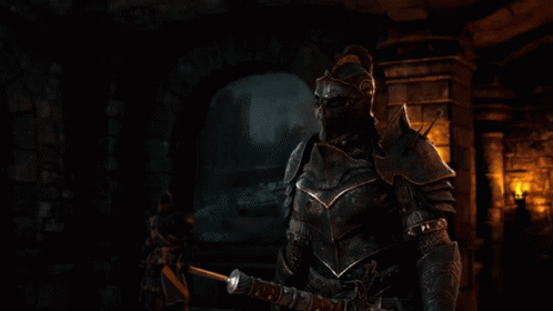 A Knight Is Holding A Sword And Saying I 'Ll Pass GIF