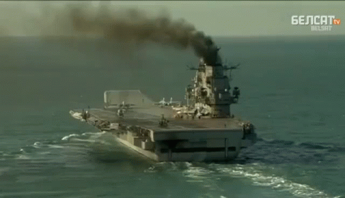 A Large Ship Is Floating In The Ocean With The Letters Belcat On The Bottom GIF