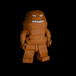 A Lego Figure Of A Monster With A Very Angry Face GIF