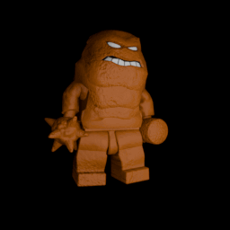 A Lego Figure With An Angry Face Holding A Hammer GIF