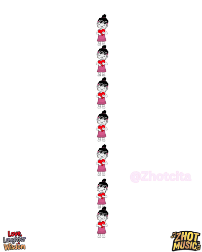 A Line Of Cartoon Characters With The Words Listen To " Pumpkin - Zhot " On The Bottom GIF