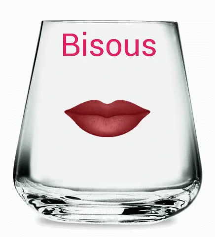 A+ Lip On A Glass GIF