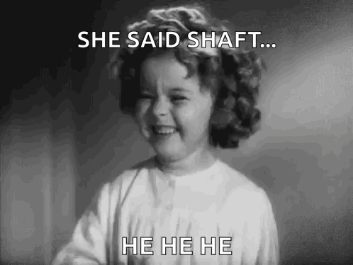 A Little Girl Is Laughing In A Black And White Photo . GIF