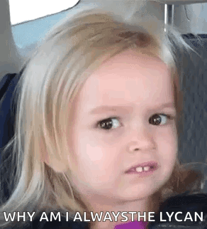 A Little Girl Is Making A Funny Face In A Car Seat . GIF
