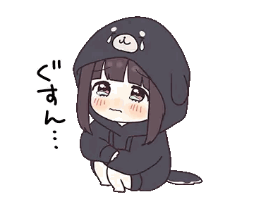a little girl wearing a black hoodie with a teddy bear on it