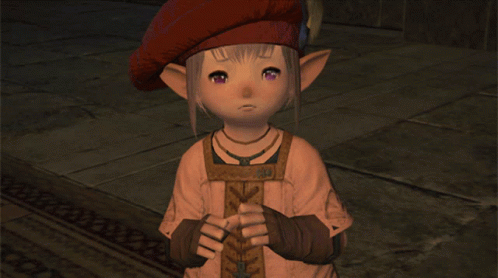 A Little Girl With Purple Eyes Wearing A Red Beret GIF