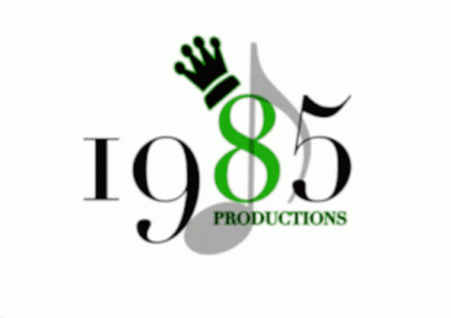 A Logo For 1985 Productions With A Crown GIF
