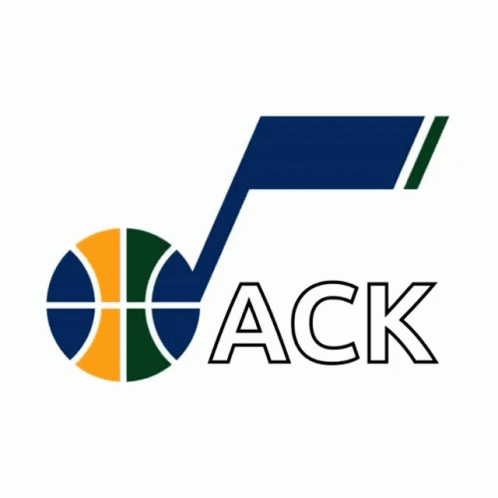 A Logo For A Basketball Team Called The Ack GIF