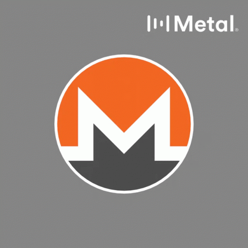 A Logo For A Company Called Metal With A Letter M GIF