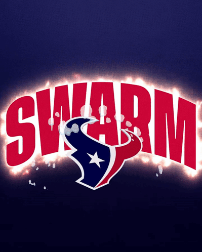 A Logo For A Team Called The Swaram With A Bull On It GIF