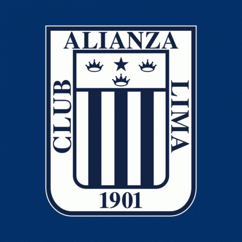 A Logo For Alianza Lima With The Year 1901 On It GIF
