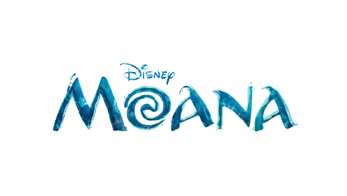 a logo for disney 's movie moana is shown on a white background