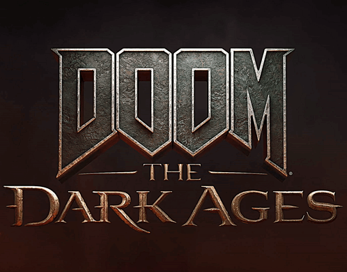 A Logo For Doom The Dark Ages Is Shown GIF
