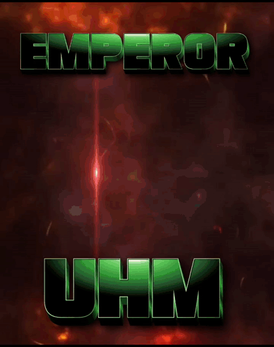 A Logo For Emperor Uhm With A Horse GIF