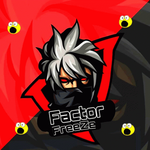 A Logo For Factor Freeze Shows A Cartoon Character GIF