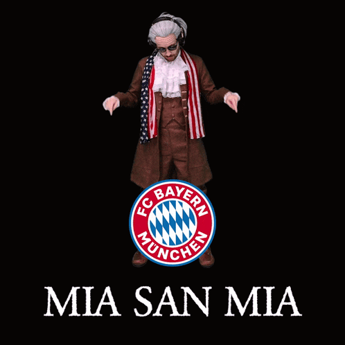 A Logo For Fc Bayern Munchen With A Checkered Design GIF