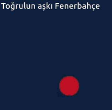 A Logo For Fenerbahce Spor Kulübu 1907 On A Blue Background GIF