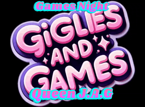 A Logo For Games Night Giggles And Games GIF