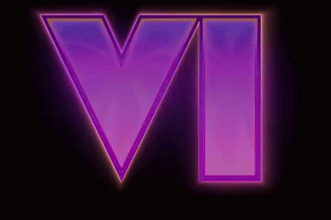 A Logo For Grand Theft Auto Vi Is Displayed GIF