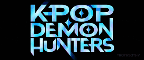 A Logo For Kpop Demon Hunters Is Shown GIF