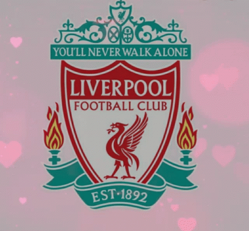 a logo for liverpool football club that says you 'll never walk alone on it