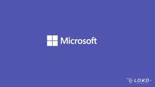 A Logo For Microsoft Teams Is Displayed On A Blue Background GIF