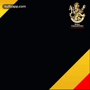A Logo For Royal Challengers With A Blue Letter C GIF