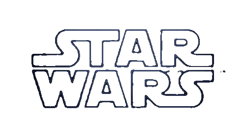 a logo for star wars the rise of skywalker on a white background
