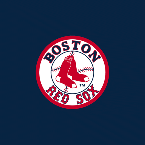A Logo For The Boston Red Sox Shows A Pair Of Red Socks GIF