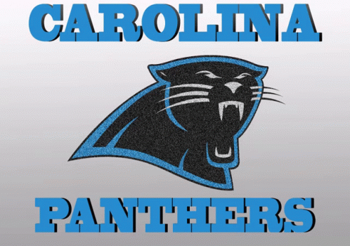 A Logo For The Carolina Panthers Is Displayed GIF