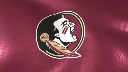 A Logo For The Florida State University Football Team GIF
