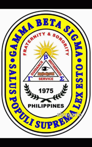 A Logo For The Gamma Beta Sigma Fraternity And Sorority In Philippines GIF