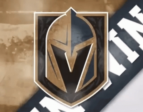 A Logo For The Golden Knights Is Shown On A Banner GIF