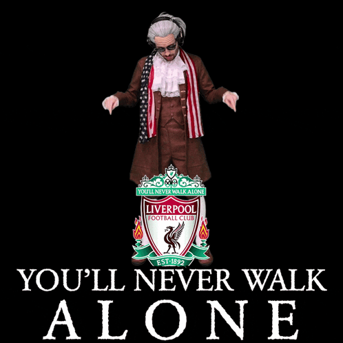 A Logo For The Liverpool Football Club Shows A Bird On A Shield GIF