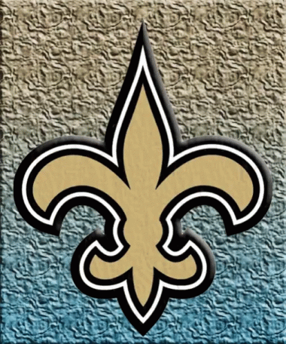 A Logo For The New Orleans Saints Is Displayed GIF