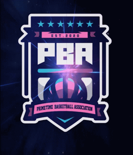 A Logo For The Primetime Basketball Association Is Shown GIF
