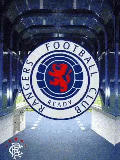 A Logo For The Rangers Football Club Ready GIF