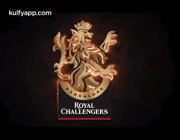A Logo For The Royal Challengers Bangalore Cricket Team GIF