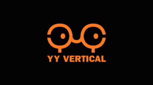 A Logo For Yy Vertical With A Black Background GIF