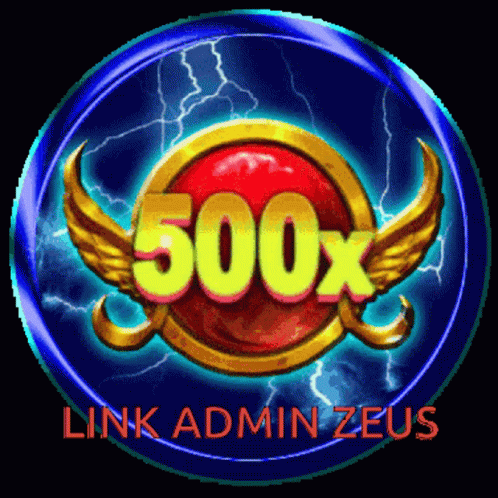 A Logo That Says 500X On It GIF