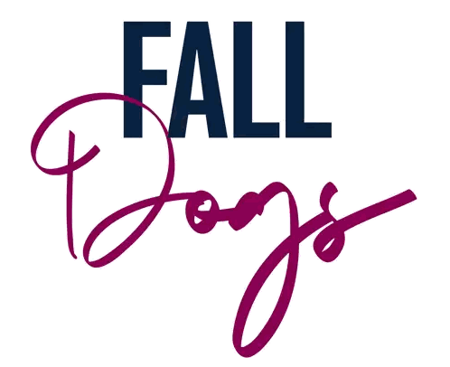 a logo that says fall days in cursive
