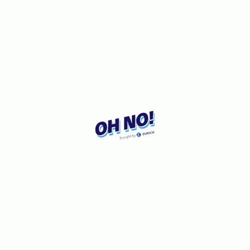 A Logo That Says Oh No Brought By Z Zurich GIF